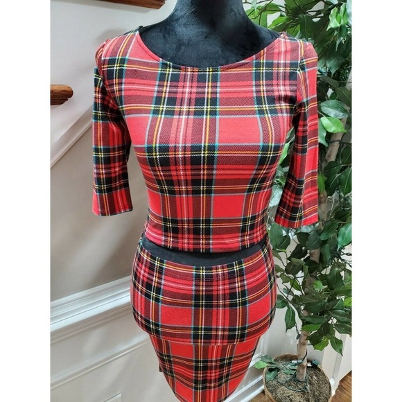 Boutique Better Be Women's Polyester Long Sleeve Top & Skirt 2 Piece Set Size S - Picture 4 of 10